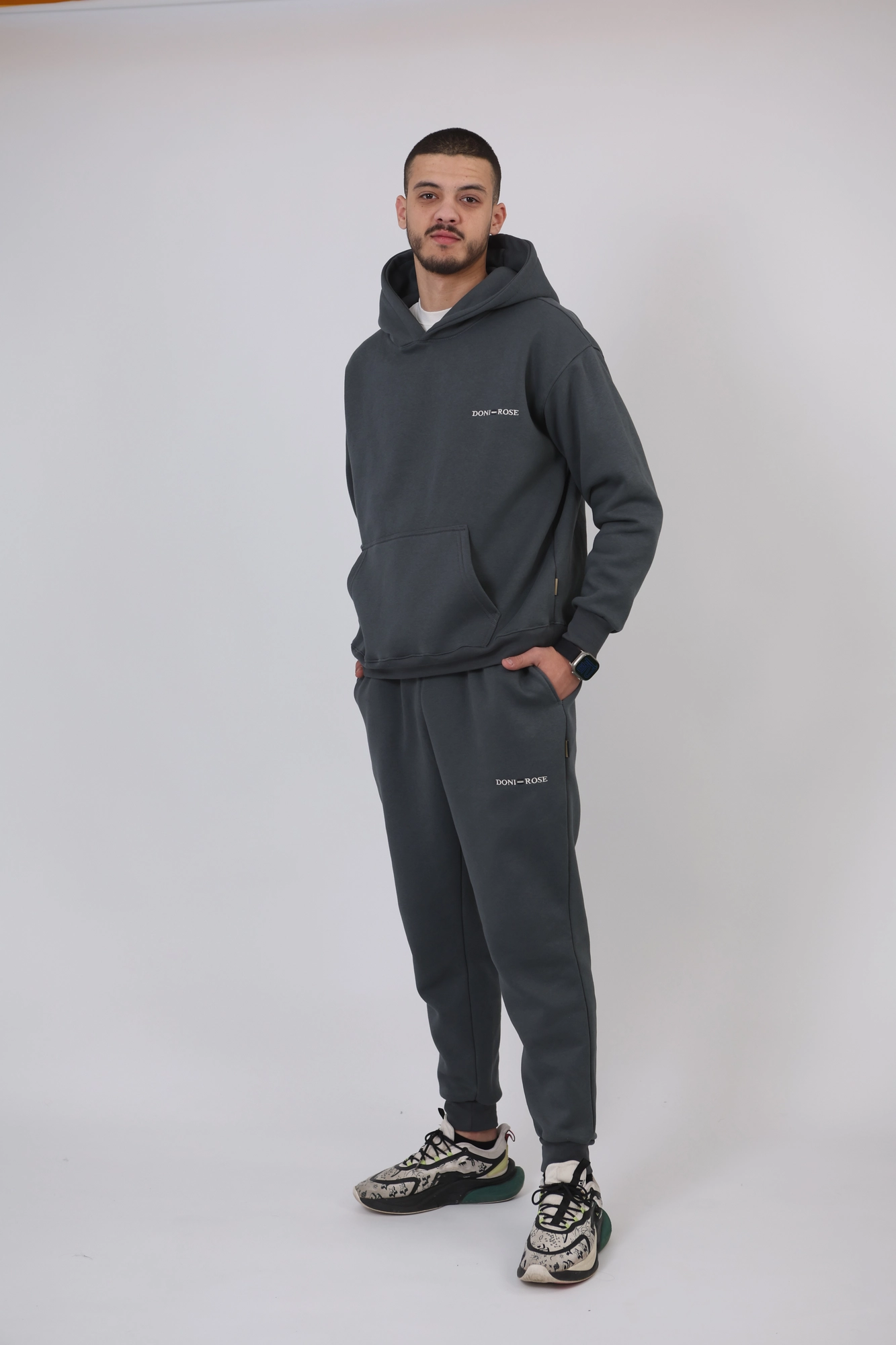 Doni Rose Loose Fit Charcoal Grey
