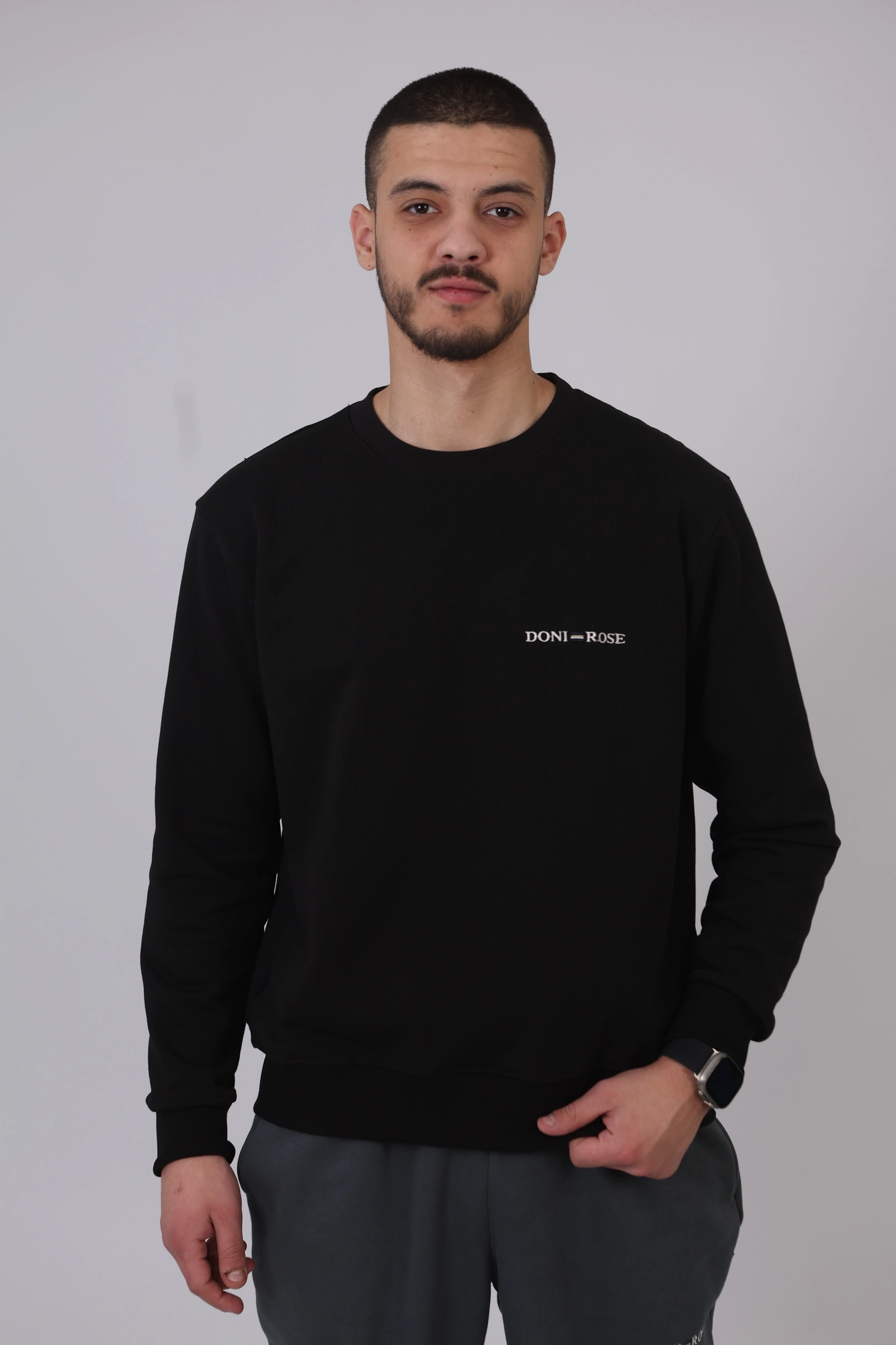 Doni Rose Essential Dukserica – Crna