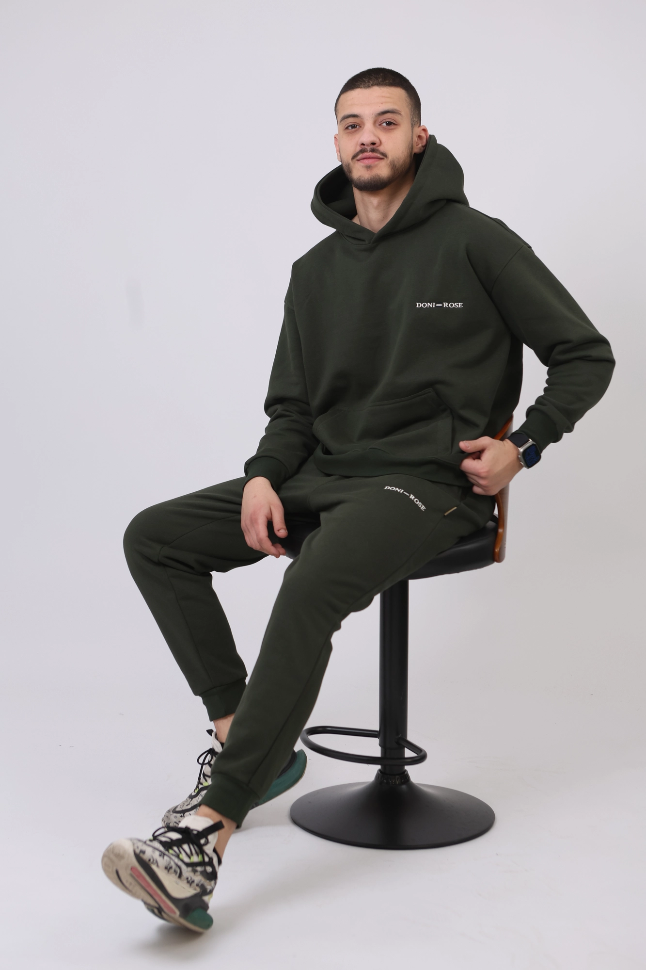 Doni Rose Loos fit Olive GREEN