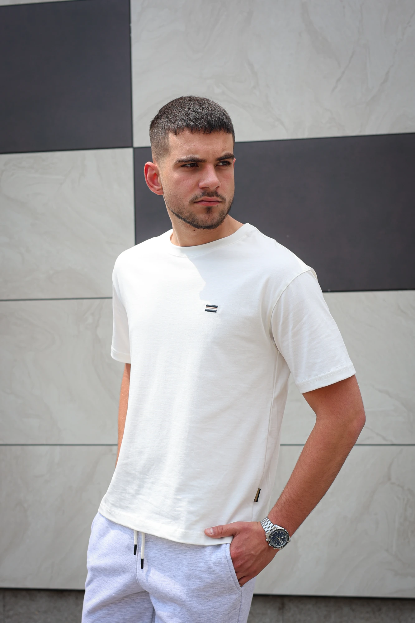 Doni Rose Essential Heavyweight Majica Off White